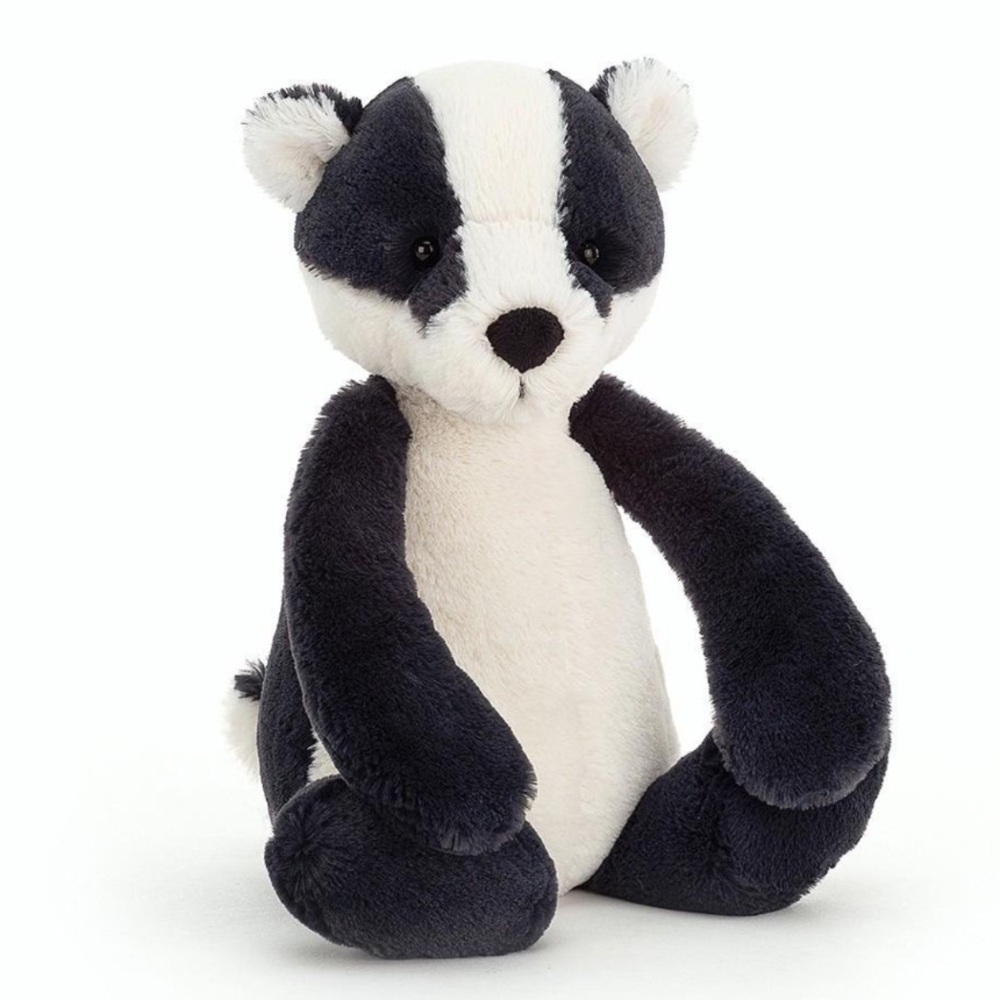 Jellycat Medium Bashful Badger Retired